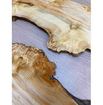 Клён Американский Каповый заготовка на топ под заливку Смешанный ААА Кап А 17х410х575 мм - 2 шт (АКЦИЯ)-10