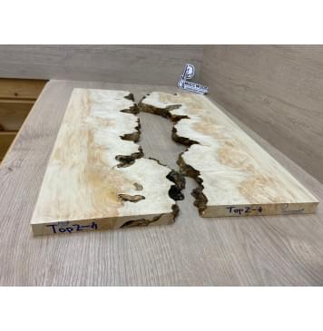 Клён Американский Каповый заготовка на топ под заливку Смешанный ААА Кап ААА 18х430х580 мм - 2 шт-4