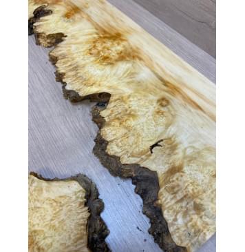 Клён Американский Каповый заготовка на топ под заливку Смешанный ААА Кап ААА 18х430х580 мм - 2 шт-5