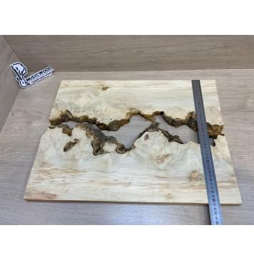 Клён Американский Каповый заготовка на топ под заливку Смешанный ААА Кап АА 20х420х545 мм - 2 шт-9