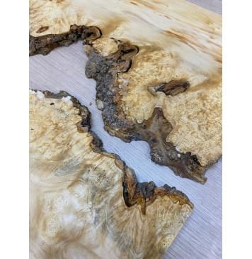 Клён Американский Каповый заготовка на топ под заливку Смешанный ААА Кап АА 20х420х545 мм - 2 шт-12