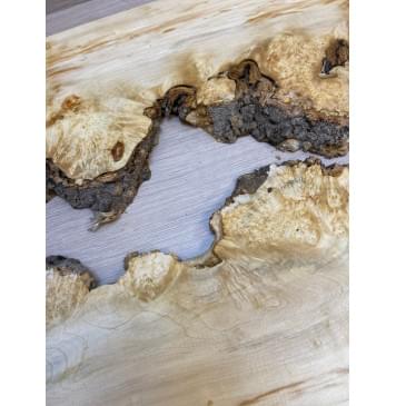 Клён Американский Каповый заготовка на топ под заливку Смешанный ААА Кап АА 20х420х545 мм - 2 шт-8