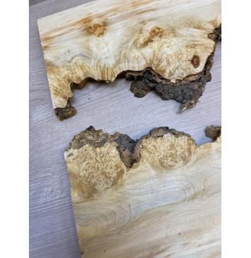 Клён Американский Каповый заготовка на топ под заливку Смешанный ААА Кап АА 20х420х545 мм - 2 шт-10