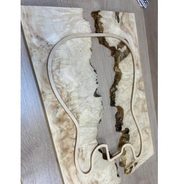 Клён Американский Каповый заготовка на топ под заливку Смешанный ААА Кап ААА 16х380х580 мм - 2 шт-3