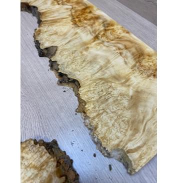 Клён Американский Каповый заготовка на топ под заливку Смешанный ААА Кап ААА 16х380х580 мм - 2 шт-14