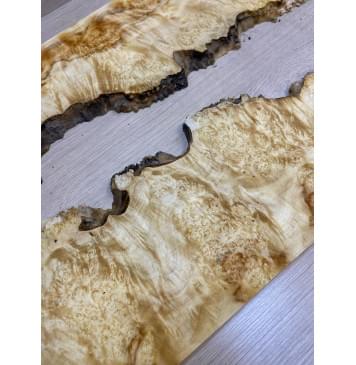 Клён Американский Каповый заготовка на топ под заливку Смешанный ААА Кап ААА 16х380х580 мм - 2 шт-16