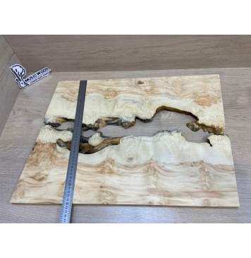 Клён Американский Каповый заготовка на топ под заливку Смешанный ААА Кап ААА 18х455х590 мм - 2 шт-7