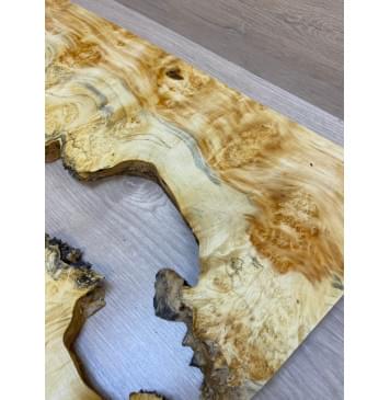 Клён Американский Каповый заготовка на топ под заливку Смешанный ААА Кап ААА 18х455х590 мм - 2 шт-11