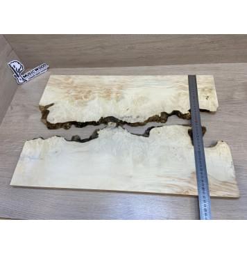 Клён Американский Каповый заготовка на топ под заливку Смешанный ААА Кап АА 18х420х610 мм - 2 шт-6