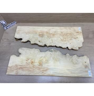 Клён Американский Каповый заготовка на топ под заливку Смешанный ААА Кап АА 18х420х610 мм - 2 шт-9