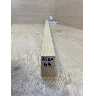 Клен Печёный 150гр заготовка для переклеенного грифа бас-гитары Радиал АА 28х52х930 мм-3