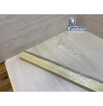 Корина Чёрная заготовка для переклеенного грифа бас-гитары Смешанный ААА 27х51х940 мм-8