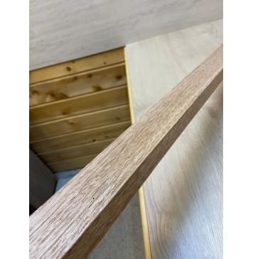 Махагон Кая заготовка для переклеенного сквозного грифа гитары Смешанный ААА 28х46х1255 мм-8