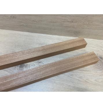 Сапели заготовка для переклеенного грифа бас-гитары Радиал ААА 32х(45-45)х855 мм-из 2ух частей-1