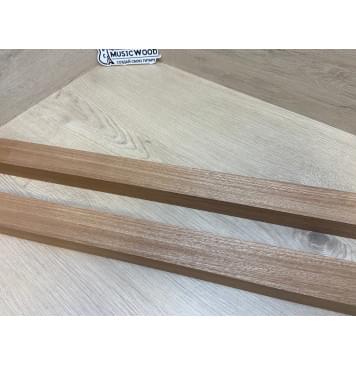 Сапели заготовка для переклеенного грифа бас-гитары Радиал ААА 32х(45-45)х855 мм-из 2ух частей-2