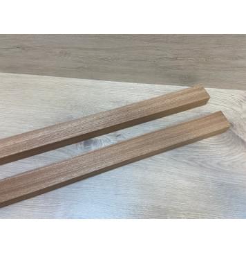 Сапели заготовка для переклеенного грифа бас-гитары Радиал ААА 32х(45-45)х855 мм-из 2ух частей-12