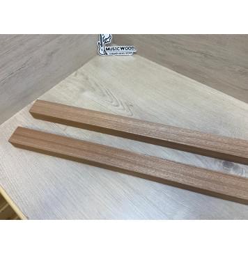 Сапели заготовка для переклеенного грифа бас-гитары Радиал ААА 32х(45-45)х855 мм-из 2ух частей-9