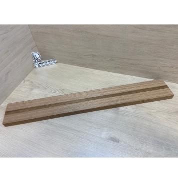 Сапели/Овенгкол заготовка для переклеенного грифа электрогитары Смешанный АА 26х(43-15-43)х750 мм - из 3х частей-0