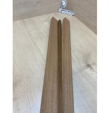 Сапели/Овенгкол заготовка для переклеенного грифа электрогитары Смешанный АА 26х(43-15-43)х750 мм - из 3х частей-7