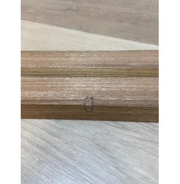 Сапели/Овенгкол заготовка для переклеенного грифа электрогитары Смешанный АА 26х(43-15-43)х750 мм - из 3х частей-8