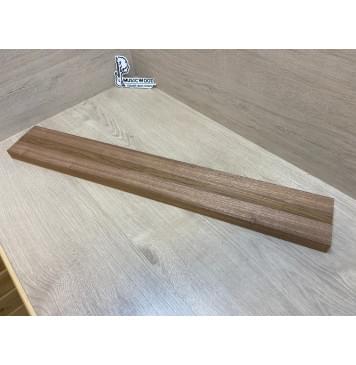 Сапели/Овенгкол заготовка для переклеенного грифа электрогитары Смешанный АА 26х(43-15-43)х750 мм - из 3х частей-10