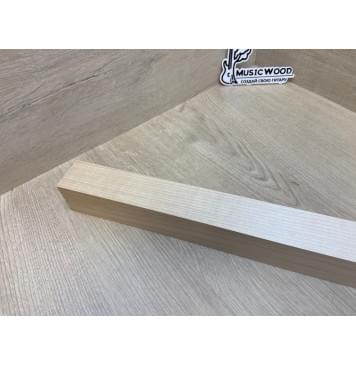 Клен Белый заготовка для переклеенного грифа безголовой гитары Радиал АА 44х51х635 мм-3