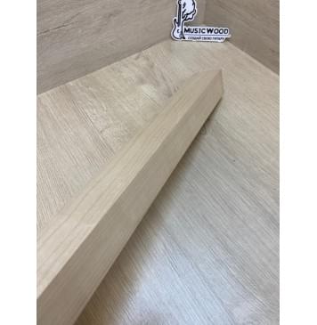 Клен Белый заготовка для переклеенного грифа безголовой гитары Радиал АА 44х51х635 мм-10