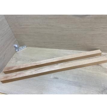 Окуме (Габон) заготовка для переклеенного грифа бас-гитары Радиал АА 44х(44-44)х980 мм-из 2ух частей-0