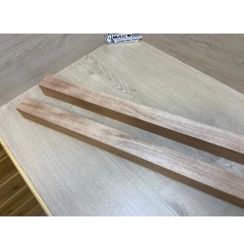 Окуме (Габон) заготовка для переклеенного грифа бас-гитары Радиал АА 44х(44-44)х980 мм-из 2ух частей-2