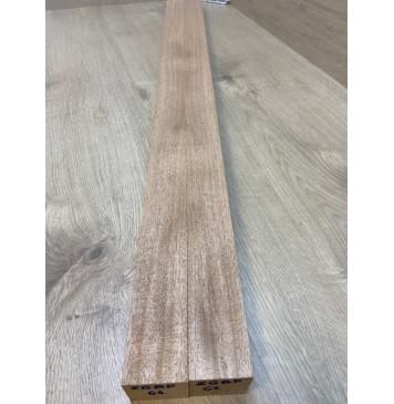 Окуме (Габон) заготовка для переклеенного грифа бас-гитары Радиал АА 44х(44-44)х980 мм-из 2ух частей-4