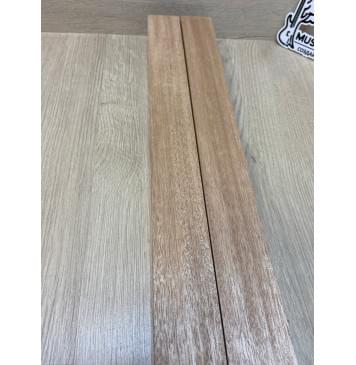 Окуме (Габон) заготовка для переклеенного грифа бас-гитары Радиал АА 44х(44-44)х980 мм-из 2ух частей-12