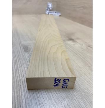 Клён Печёный 150 гр заготовка грифа безголовой гитары Тангент АА 28х75х565 мм-1