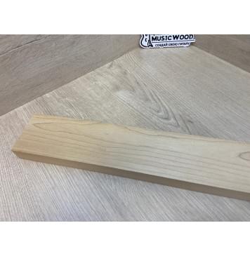 Клён Печёный 150 гр заготовка грифа безголовой гитары Тангент АА 27х75х570 мм-2