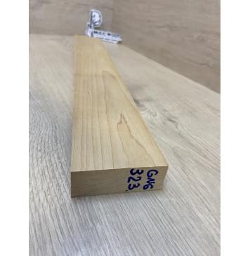 Клён Печёный 150 гр заготовка грифа безголовой гитары Тангент АА 27х75х570 мм-3