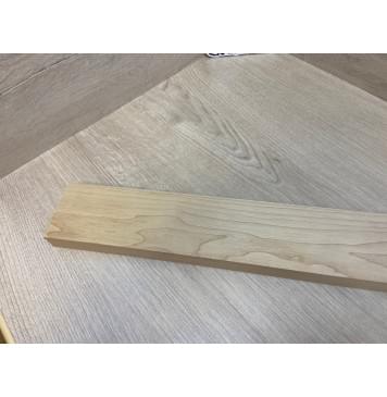 Клён Печёный 150 гр заготовка грифа безголовой гитары Тангент АА 27х75х570 мм-8