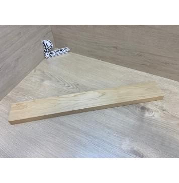 Клён Печёный 150 гр заготовка грифа безголовой гитары Тангент АА 27х75х585 мм-0