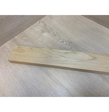 Клён Печёный 150 гр заготовка грифа безголовой гитары Тангент АА 27х75х585 мм-3