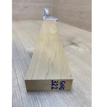 Клён Печёный 150 гр заготовка грифа безголовой гитары Тангент АА 27х75х585 мм-2