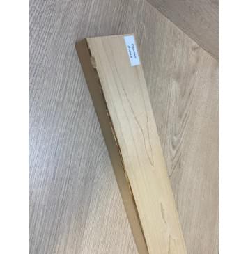 Клён Печёный 150 гр заготовка грифа безголовой гитары Тангент АА 27х75х585 мм-9