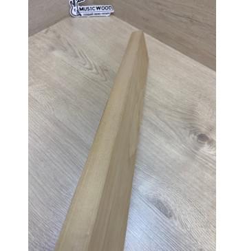 Клён Печёный 150 гр заготовка грифа безголовой гитары Тангент АА 27х75х585 мм-7