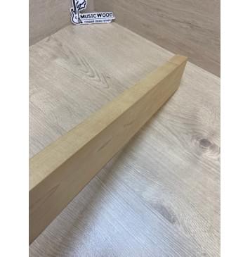 Клён Печёный 150 гр заготовка грифа безголовой гитары Тангент АА 27х75х585 мм-10