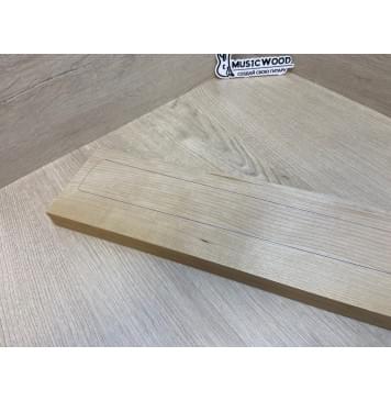 Клён Печёный 150гр заготовка грифа для электрогитары Смешанный АА 27.5х117х705 мм-5