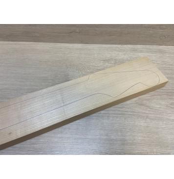 Клён Печёный 150гр заготовка грифа для электрогитары Радиал АА 27х92х710 мм-12