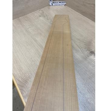 Клён Печёный 150гр заготовка грифа для электрогитары Радиал АА 27х92х710 мм-8