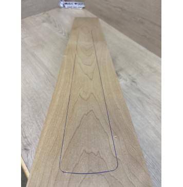 Клён Печёный 150гр заготовка грифа для электрогитары Тангент А 26х110х735 мм-2