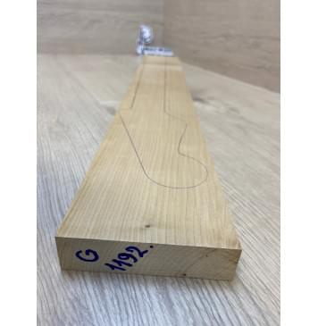Клён Печёный 150гр заготовка грифа для электрогитары Радиал АА 25.5х100х715 мм-1