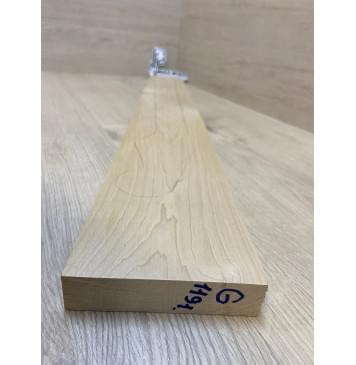 Клён Печёный 150гр заготовка грифа для электрогитары Тангент ААА 24.5х110-95х785 мм-3