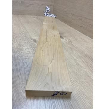 Клён Печёный 150гр заготовка грифа для электрогитары Тангент ААА 24.5х110-95х785 мм-4