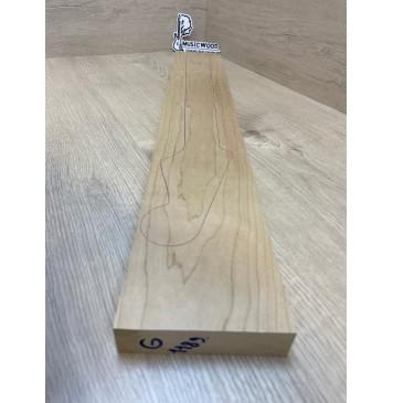 Клён Печёный 150гр заготовка грифа для электрогитары Тангент АА 27.5х110х740 мм-4