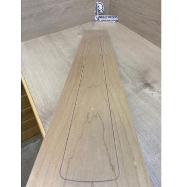 Клён Печёный 150гр заготовка грифа для электрогитары Тангент АА 27.5х110х740 мм-7